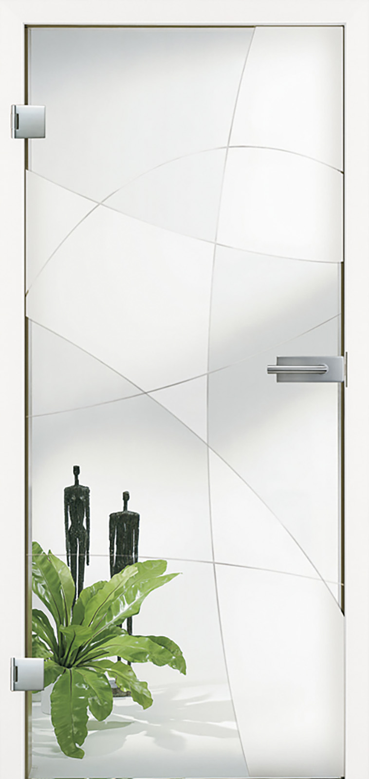 Motivglas — dezente Linien