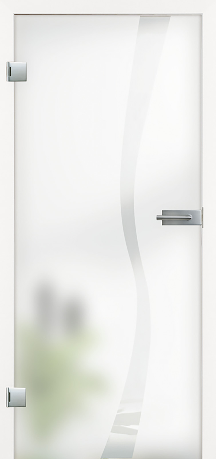 Motivglas — geschwungene Formen